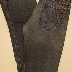 7 For All Mankind Flynt Medium Wash Size 28